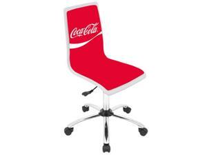 Lumisource OFC-TM-PCOKE W Coca-Cola Printed Office Chair - White-Red Lumisource OFC-TM-PCOKE W Coca-Cola Printed Office Chair - White-Red