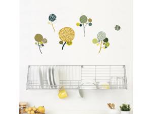 SPOT by ADzif S3335A14 Little Garden Pompom Flowers, Wall Decal Color Print SPOT by ADzif S3335A14 Little Garden Pompom Flowers, Wall Decal Color Print