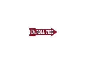 Smart Blonde A-027 Alabama Roll Tide Arrow Signs Smart Blonde A-027 Alabama Roll Tide Arrow Signs