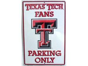 LGP - 059 Texas Tech Fans Parking Only Parking Sign - PS30074 LGP - 059 Texas Tech Fans Parking Only Parking Sign - PS30074