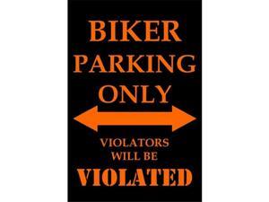 P-2050 Biker Parking Only Parking Signs P-2050 Biker Parking Only Parking Signs