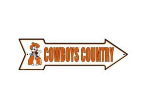 A - 016 OSU Oklahoma State University Cowboys Country - Arrow Sign - AS25025 A - 016 OSU Oklahoma State University Cowboys Country - Arrow Sign - AS25025