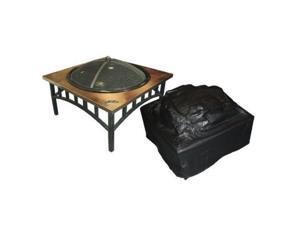 Well Traveled 02056 High-Square Outdoor Fire Pit Table Vinyl Cover with Felt Lining Well Traveled 02056 High-Square Outdoor Fire Pit Table Vinyl Cover with Felt Lining