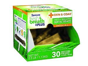 Tropiclean Fresh Breath Plus Dental Dog Treats 1.2 Ounce-30 Pc Skin & Coat 001749 Tropiclean Fresh Breath Plus Dental Dog Treats 1.2 Ounce-30 Pc Skin & Coat 001749