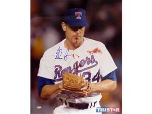 Tristar Productions I0004086 Nolan Ryan Autographed Texas Rangers 16x20 Photo with Bloody Lip Tristar Productions I0004086 Nolan Ryan Autographed Texas Rangers 16x20 Photo with Bloody Lip