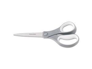 Fiskars 01004761J Softgrip Scissors, 8 in. Length, Straight, Stainless Steel Fiskars 01004761J Softgrip Scissors, 8 in. Length, Straight, Stainless Steel