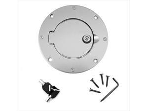 Rugged Ridge 11425.09 Brushed Aluminum Locking Gas Hatch Cover For 1997-2006 Wrangler TJ Rugged Ridge 11425.09 Brushed Aluminum Locking Gas Hatch Cover For 1997-2006 Wrangler TJ
