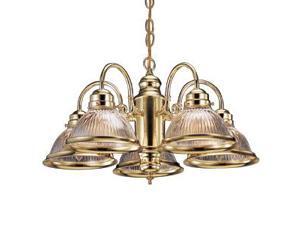 Design House 500546 Millbridge 5-Light Chandelier, Polished Brass Finish - 500546 Design House 500546 Millbridge 5-Light Chandelier, Polished Brass Finish - 500546