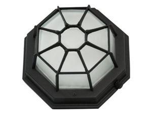 Efficient Lighting EL-109-113-BLK Outdoor Flushmount, Exterior Ceiling Light Fixture, Energy Star Qualified Efficient Lighting EL-109-113-BLK Outdoor Flushmount, Exterior Ceiling Light Fixture, Energy Star Qualified