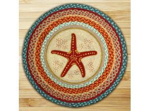 Earth Rugs 66-397SF Star Fish Round Patch Earth Rugs 66-397SF Star Fish Round Patch
