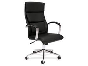 Basyx BSXVL105SB11 Executive High-back Chair,25 in. x 26.75 in. x 45.75 in., BK Leather Basyx BSXVL105SB11 Executive High-back Chair,25 in. x 26.75 in. x 45.75 in., BK Leather