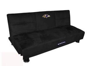 Imperial 751025 NFL Baltimore Ravens Convertible Sofa With Tray Imperial 751025 NFL Baltimore Ravens Convertible Sofa With Tray