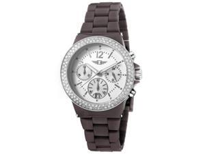 Invicta IBI-43944-005 Womens Chronograph Silver Dial Date Fashion Brown Band Date Watch Invicta IBI-43944-005 Womens Chronograph Silver Dial Date Fashion Brown Band Date Watch