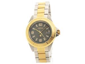 Croton CA301252TTGY Mens Two-Tone Stainless Steel & IP Gold Date Casual Watch Croton CA301252TTGY Mens Two-Tone Stainless Steel & IP Gold Date Casual Watch