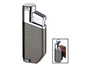 Visol VLR300802 PortofiNo Gun Satin Wind-Resistant Jet Flame Lighter Visol VLR300802 PortofiNo Gun Satin Wind-Resistant Jet Flame Lighter