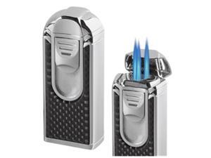 Visol VLR501201 Yozora Triple Jet Flame Carbon Fiber Cigar Lighter Visol VLR501201 Yozora Triple Jet Flame Carbon Fiber Cigar Lighter