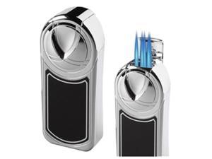 Visol VLR501002 Dobrev V 5 Jet Flame Polished Chrome Table Lighter Visol VLR501002 Dobrev V 5 Jet Flame Polished Chrome Table Lighter