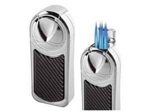 Visol VLR501003 Dobrev V 5 Jet Flame Carbon Fiber Table Lighter Visol VLR501003 Dobrev V 5 Jet Flame Carbon Fiber Table Lighter