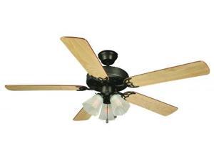 Design House 153932 Millbridge 52 in. 3-Light 5-Blade Ceiling Fan, Dark Mahogany or Light Maple Blades Design House 153932 Millbridge 52 in. 3-Light 5-Blade Ceiling Fan, Dark Mahogany or Light Maple Blades