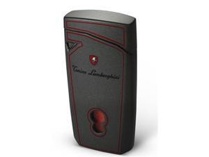 Tonino Lamborghini TTR008022 Tonino Lamborghini Magione Metallic Gray With Red Lines Torch Flame Cigar Lighter Tonino Lamborghini TTR008022 Tonino Lamborghini Magione Metallic Gray With Red Lines Torch Flame Cigar Lighter