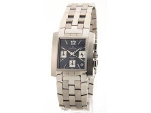 Croton CC311332SSBL Mens Steel Chrono Date New Casual Watch Croton CC311332SSBL Mens Steel Chrono Date New Casual Watch