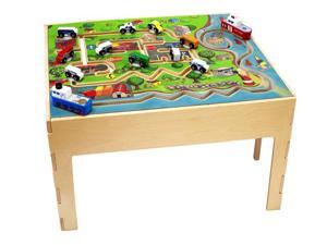 Kids City Transportation Activity Educational Fun Learning Wooden Play Table Kids City Transportation Activity Educational Fun Learning Wooden Play Table