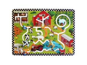 Kids Playroom Farm Activity Educational Fun Learning Wall Mounted Panel Toys Kids Playroom Farm Activity Educational Fun Learning Wall Mounted Panel Toys