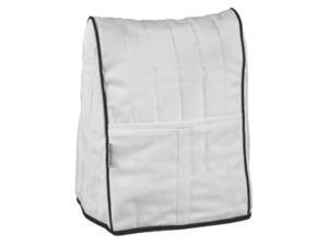 KitchenAid KMCC1WH Cloth Cover with Black Piping - White KitchenAid KMCC1WH Cloth Cover with Black Piping - White