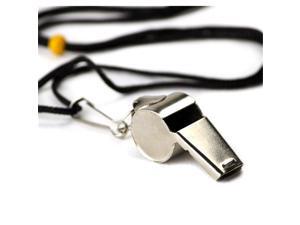 Brybelly Holdings SCOA-001 Stainless Steel Coachs Whistle with Lanyard Brybelly Holdings SCOA-001 Stainless Steel Coachs Whistle with Lanyard