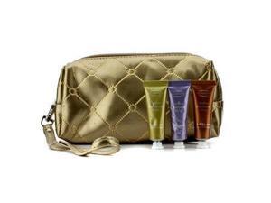Clarins 16191280314 Soft Cream Eye Color Set - No.03 Sage, No.05 Lilac, No.08 Burnt Orange - With Golden Cosmetic Pouch - 3pcs Plus 1bag Clarins 16191280314 Soft Cream Eye Color Set - No.03 Sage, No.05 Lilac, No.08 Burnt Orange - With Golden Cosmetic Pouch - 3pcs Plus 1bag