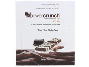 Power Crunch Protein Bars - Chocolate Brownie Wonder - 40 grm - Case of 12 - 1499813 Power Crunch Protein Bars - Chocolate Brownie Wonder - 40 grm - Case of 12 - 1499813