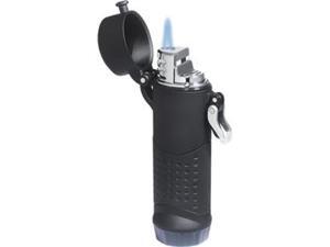 Visol VLR300301 Summit Rubberized Black Wind-Resistant Jet Flame Lighter For Outdoors Visol VLR300301 Summit Rubberized Black Wind-Resistant Jet Flame Lighter For Outdoors