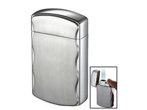 Visol VLR202801 Visol Fireball T Brushed Chrome Quad Jet Table Cigar Lighter Visol VLR202801 Visol Fireball T Brushed Chrome Quad Jet Table Cigar Lighter