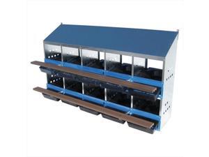 TekSupply 103919 10-Hole Front Rollout Nest - 40 Hens TekSupply 103919 10-Hole Front Rollout Nest - 40 Hens