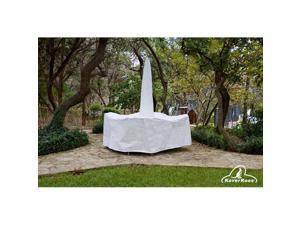 KoverRoos 21361 DuPont Tyvek Large High Back Dining Set Cover with umbrella hole, White - 112 L x 88 W x 36 H in. KoverRoos 21361 DuPont Tyvek Large High Back Dining Set Cover with umbrella hole, White - 112 L x 88 W x 36 H in.