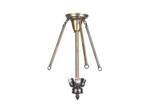 Meyda Tiffany 105684 22 in. H X 17 in. Semi Flush with Chains Meyda Tiffany 105684 22 in. H X 17 in. Semi Flush with Chains