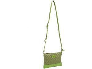 Parinda 11201 CARA Quilted Faux Leather Crossbody Bag - Green Parinda 11201 CARA Quilted Faux Leather Crossbody Bag - Green