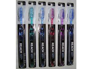 Reach JJ-009509-6 Toothbrush Crystal Clean Medium, 6 per Case Reach JJ-009509-6 Toothbrush Crystal Clean Medium, 6 per Case