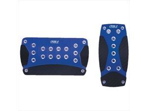 Pilot Automotive PM-230BP Blue Anodized Aluminum With Carbon Fiber Insert Pedal Set - 2 Pieces Pilot Automotive PM-230BP Blue Anodized Aluminum With Carbon Fiber Insert Pedal Set - 2 Pieces