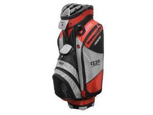 Izzo Golf A74046 Champion Cart Bag, Red, Gray & Black Izzo Golf A74046 Champion Cart Bag, Red, Gray & Black