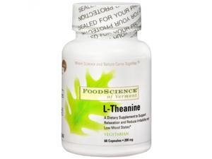 FoodScience of Vermont Anxiety Stress & Sleep Support L-Theanine 200 mg 60 vegetarian capsules 218926 FoodScience of Vermont Anxiety Stress & Sleep Support L-Theanine 200 mg 60 vegetarian capsules 218926
