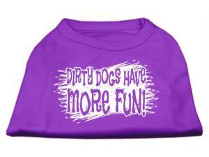 Mirage Pet Products 51-125 LGPR Dirty Dogs Screen Print Shirt Purple Lg - 14 Mirage Pet Products 51-125 LGPR Dirty Dogs Screen Print Shirt Purple Lg - 14