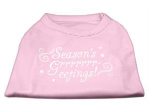 Mirage Pet Products 51-25-20 XLLPK Seasons Greetings Screen Print Shirt Light Pink XL - 16 Mirage Pet Products 51-25-20 XLLPK Seasons Greetings Screen Print Shirt Light Pink XL - 16
