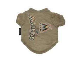 Hunter Mfg DN-3091912331-L Miami Marlins Dog Tee Shirt - Large Hunter Mfg DN-3091912331-L Miami Marlins Dog Tee Shirt - Large