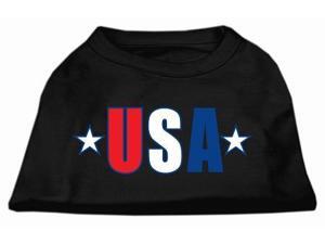 Mirage Pet Products 51-134 LGBK USA Star Screen Print Shirt Black Lg - 14 Mirage Pet Products 51-134 LGBK USA Star Screen Print Shirt Black Lg - 14