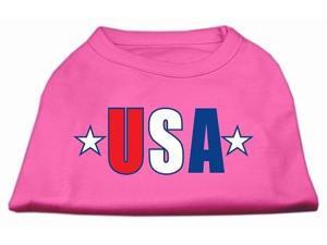Mirage Pet Products 51-134 LGBPK USA Star Screen Print Shirt Bright Pink Lg - 14 Mirage Pet Products 51-134 LGBPK USA Star Screen Print Shirt Bright Pink Lg - 14
