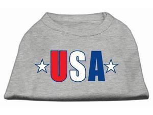 Mirage Pet Products 51-134 LGGY USA Star Screen Print Shirt Grey Lg - 14 Mirage Pet Products 51-134 LGGY USA Star Screen Print Shirt Grey Lg - 14