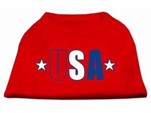 Mirage Pet Products 51-134 LGRD USA Star Screen Print Shirt Red Lg - 14 Mirage Pet Products 51-134 LGRD USA Star Screen Print Shirt Red Lg - 14