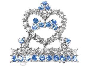 Mirage Pet Products 12-05 BL Tiara Hair Barrette Blue Mirage Pet Products 12-05 BL Tiara Hair Barrette Blue