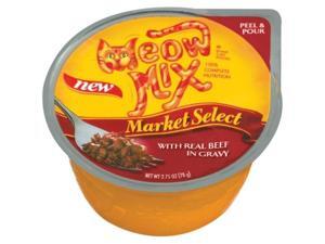 Del Monte Foods - Pet Food Market Select Real Beef Mix Meow Mix Wet Cat Food 29 - Pack of 24 Del Monte Foods - Pet Food Market Select Real Beef Mix Meow Mix Wet Cat Food 29 - Pack of 24